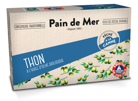 Thon à l'huile d'olive biologique