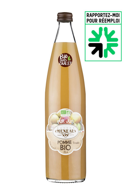 PUR JUS POMME DU LOT ET GARONNE (NON FILTRÉ) 75cl