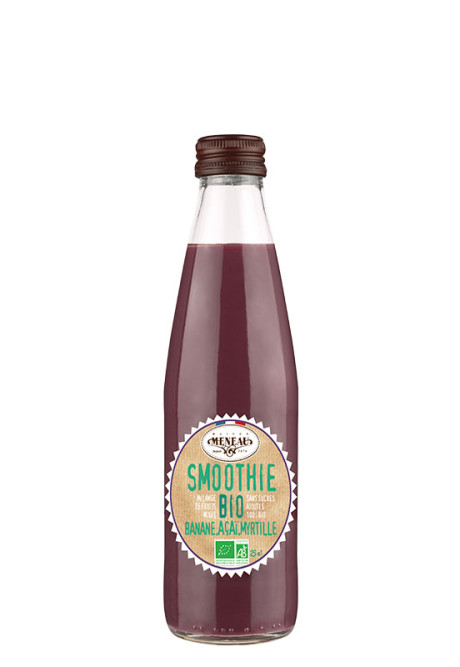 SMOOTHIE BANANE ACAÏ MYRTILLE 25cl