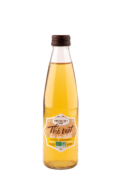 THÉ VERT BIO ÉQUITABLE CITRON GINGEMBRE 25cl