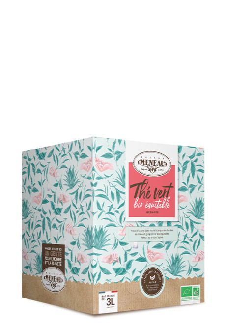 THÉ VERT BIO ÉQUITABLE GRENADE 3L