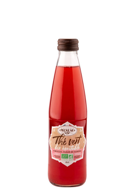 THÉ VERT BIO ÉQUITABLE HIBISCUS FLEUR DE SUREAU 25cl