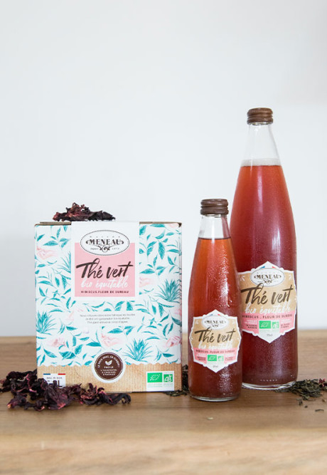 THÉ VERT BIO ÉQUITABLE HIBISCUS FLEUR DE SUREAU 75cl