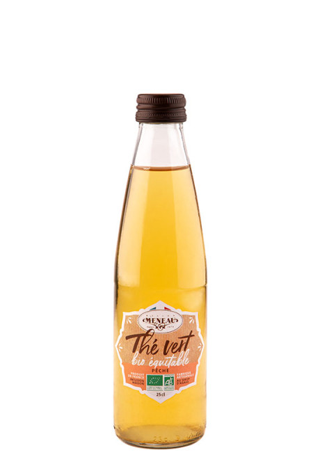 THÉ VERT BIO ÉQUITABLE PÊCHE 25cl