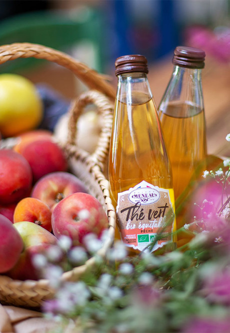 THÉ VERT BIO ÉQUITABLE PÊCHE 25cl