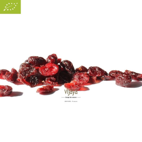 Cranberry(Canneberge) Moitié Séchée-Jus de Pomme-CANADA-11,34Kg-Bio* (*Certifié Bio par FR-BIO-10)