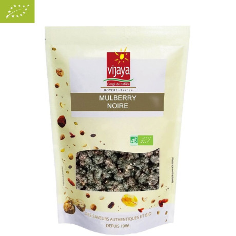 Mûre - Mulberry Noire Séchée - OUZBEKISTAN - 1Kg - Bio* (*Certifié Bio par FR-BIO-10)