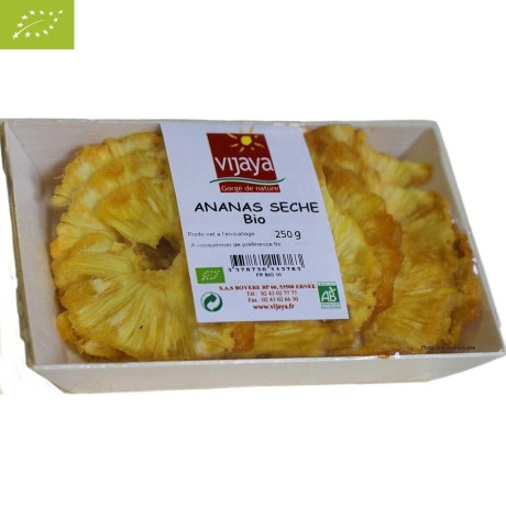 Ananas Séché - Tranches - CAMEROUN - 250 g - Bio* (*Certifié Bio par FR-BIO-10)