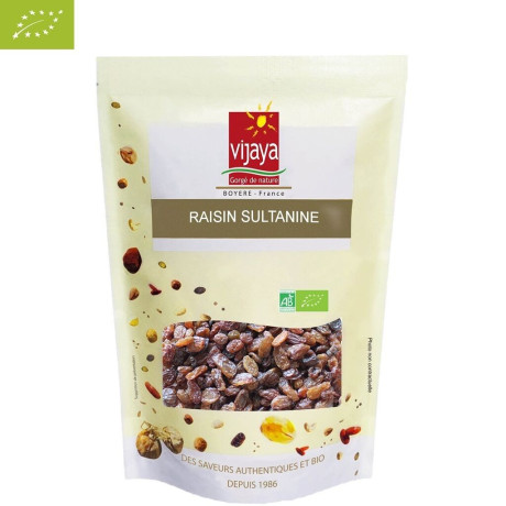 Raisin Sultanine - TURQUIE - 1 kg - Bio* (*Certifié Bio par FR-BIO-10)