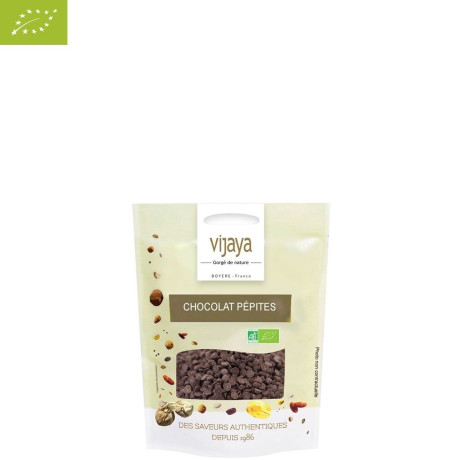 Chocolat Noir Pépites - 60% Cacao - 3 Continents - 100 g - Bio* (*Certifié Bio par FR-BIO-10)