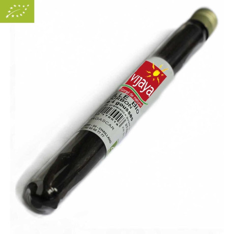 Vanille Gousse Bourbon - MADAGASCAR - Tube de 4 - Bio* (*Certifié Bio par FR-BIO-10)