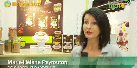 BIOFACH 2012 : Marie-Hélène Peyrouton, Directrice Générale, CHOCOLAT DARDENNE