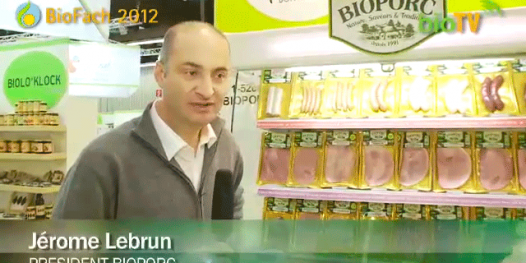 BIOFACH 2012 : Jérôme Lebrun, Président, BIOPORC